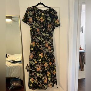 Floral dress with slit - VICI